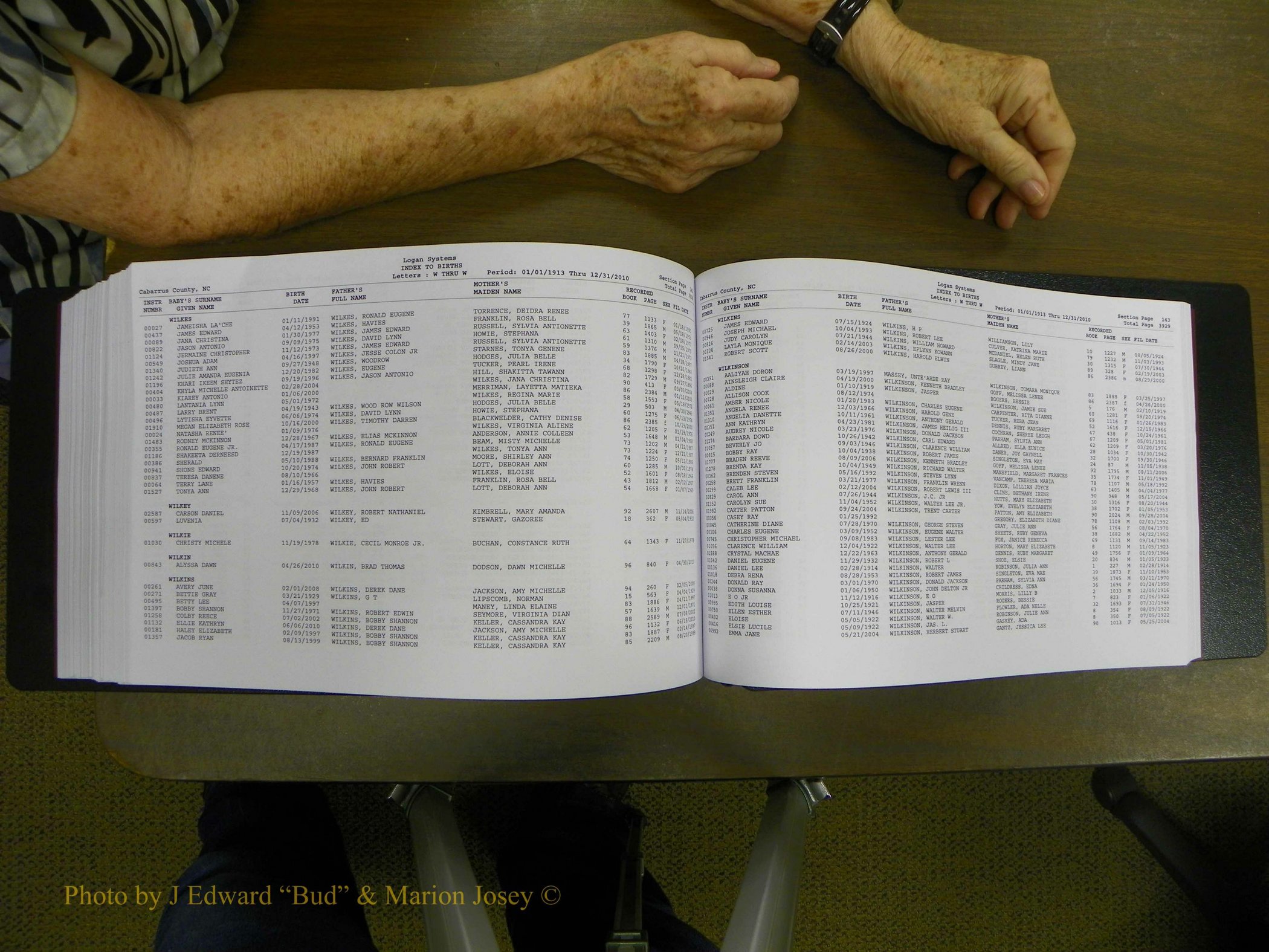 Cabarrus Births Index, S-Z, 1913-2010 398.JPG