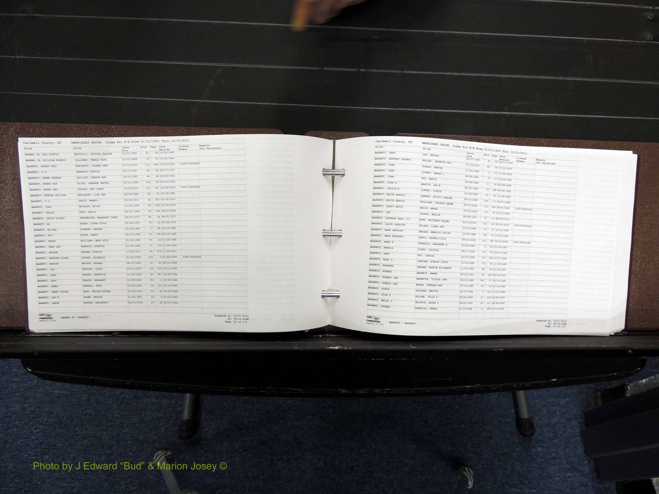 Caldwell Co, NC, Marriages, Male Index, A-C, 1800-2011 (141).JPG