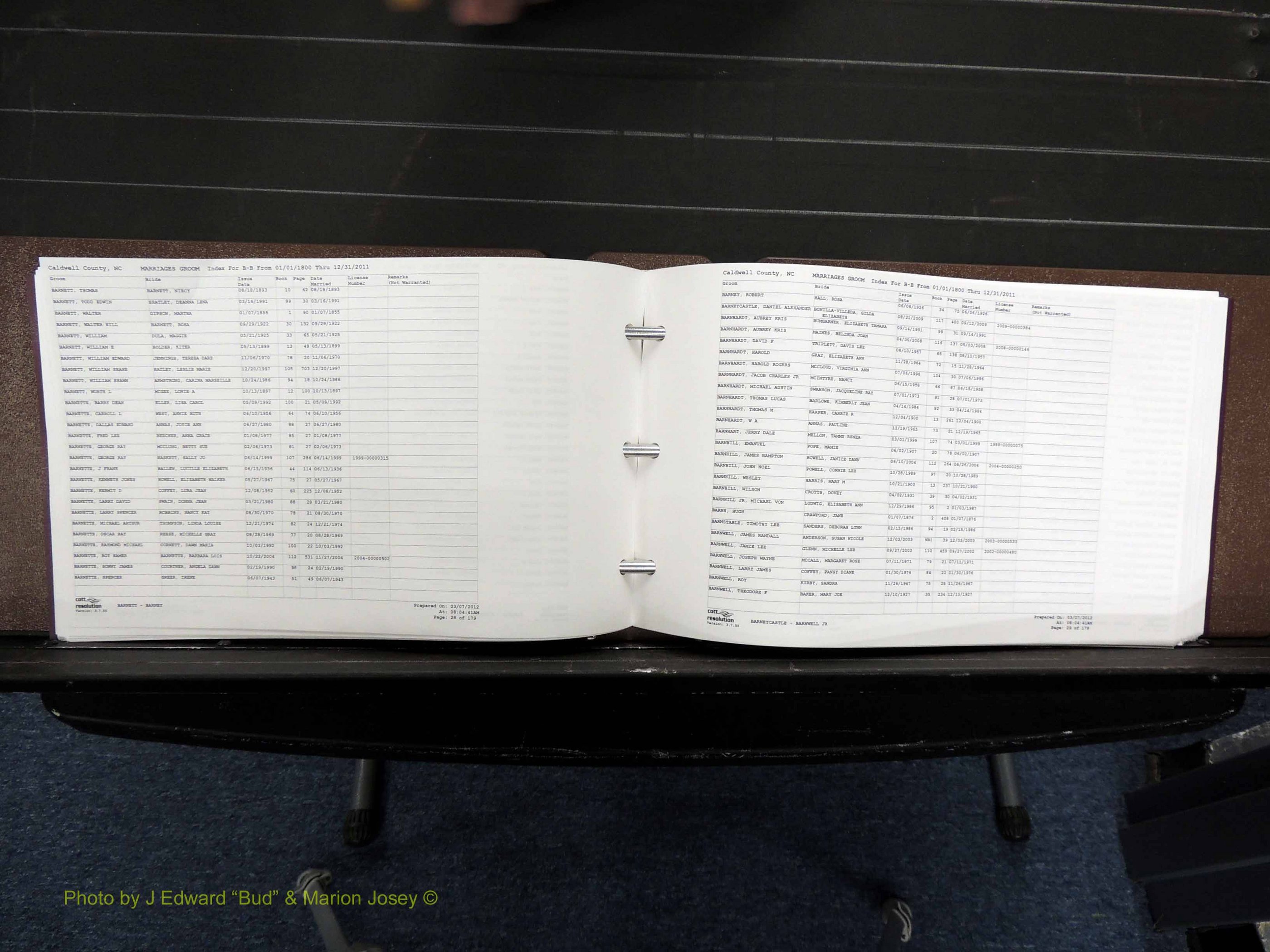 Caldwell Co, NC, Marriages, Male Index, A-C, 1800-2011 (142).JPG