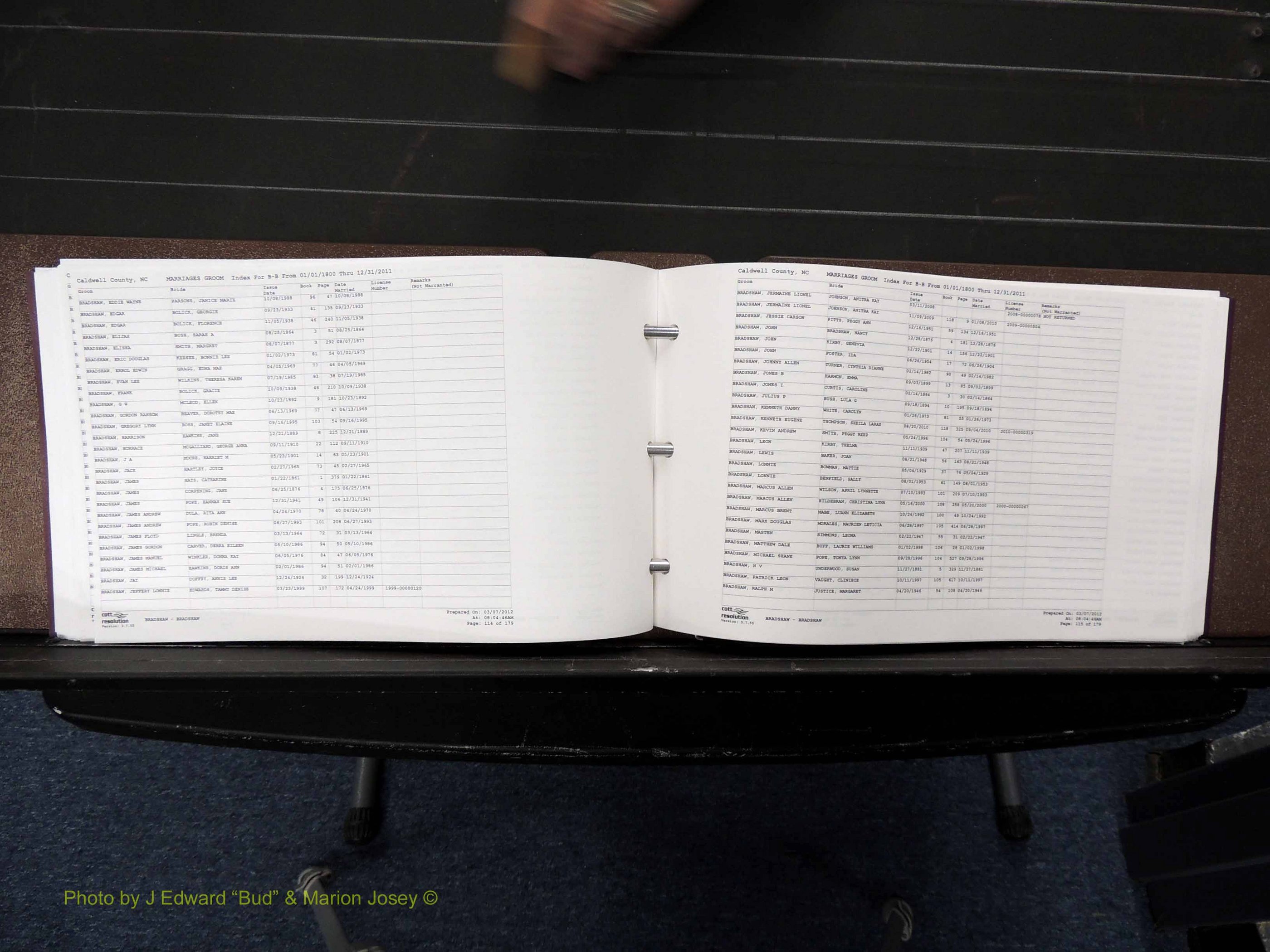 Caldwell Co, NC, Marriages, Male Index, A-C, 1800-2011 (186).JPG