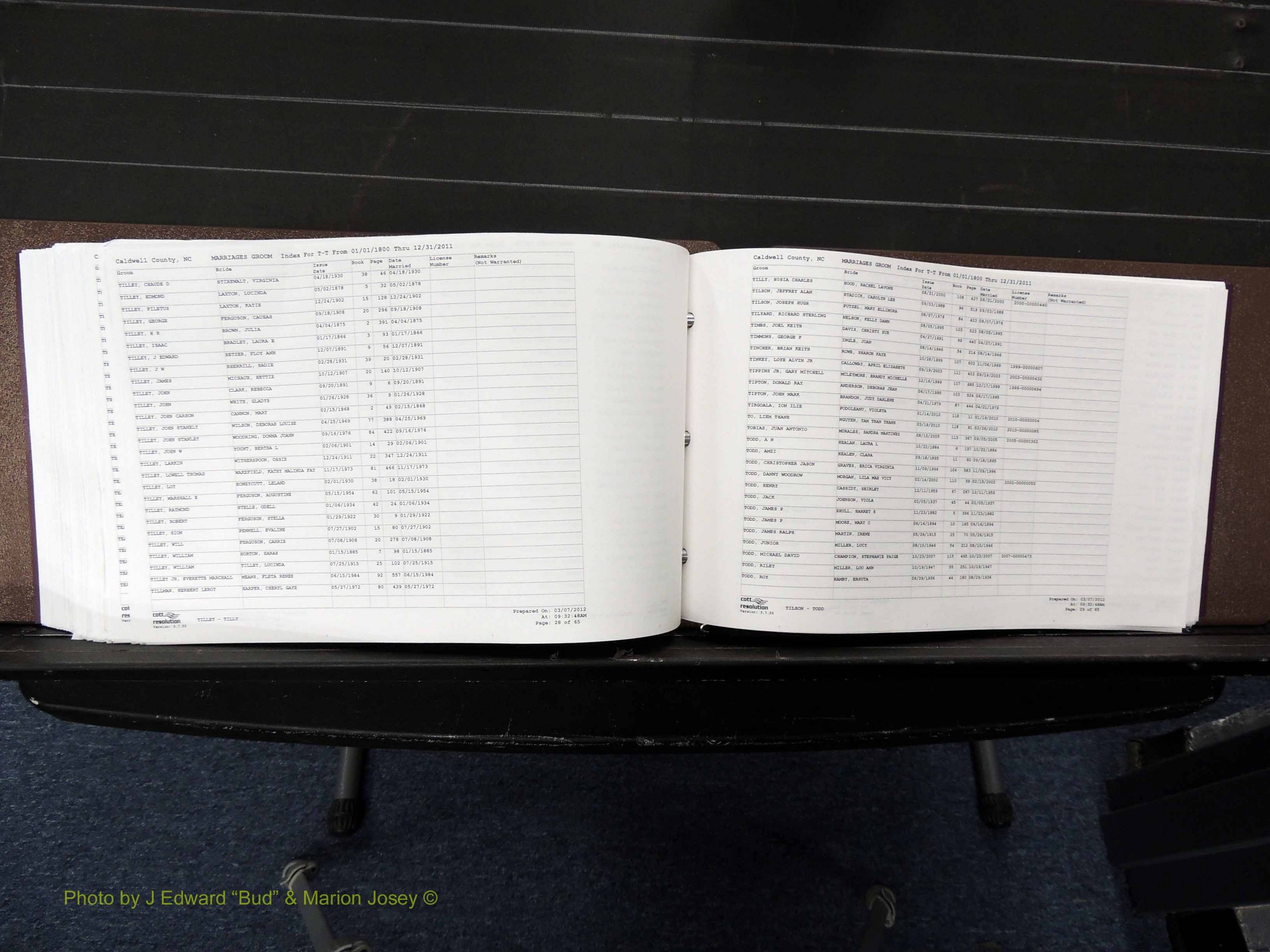 Caldwell Co, NC, Marriages, Male Index, M-Z, 1800-2011 (372).JPG