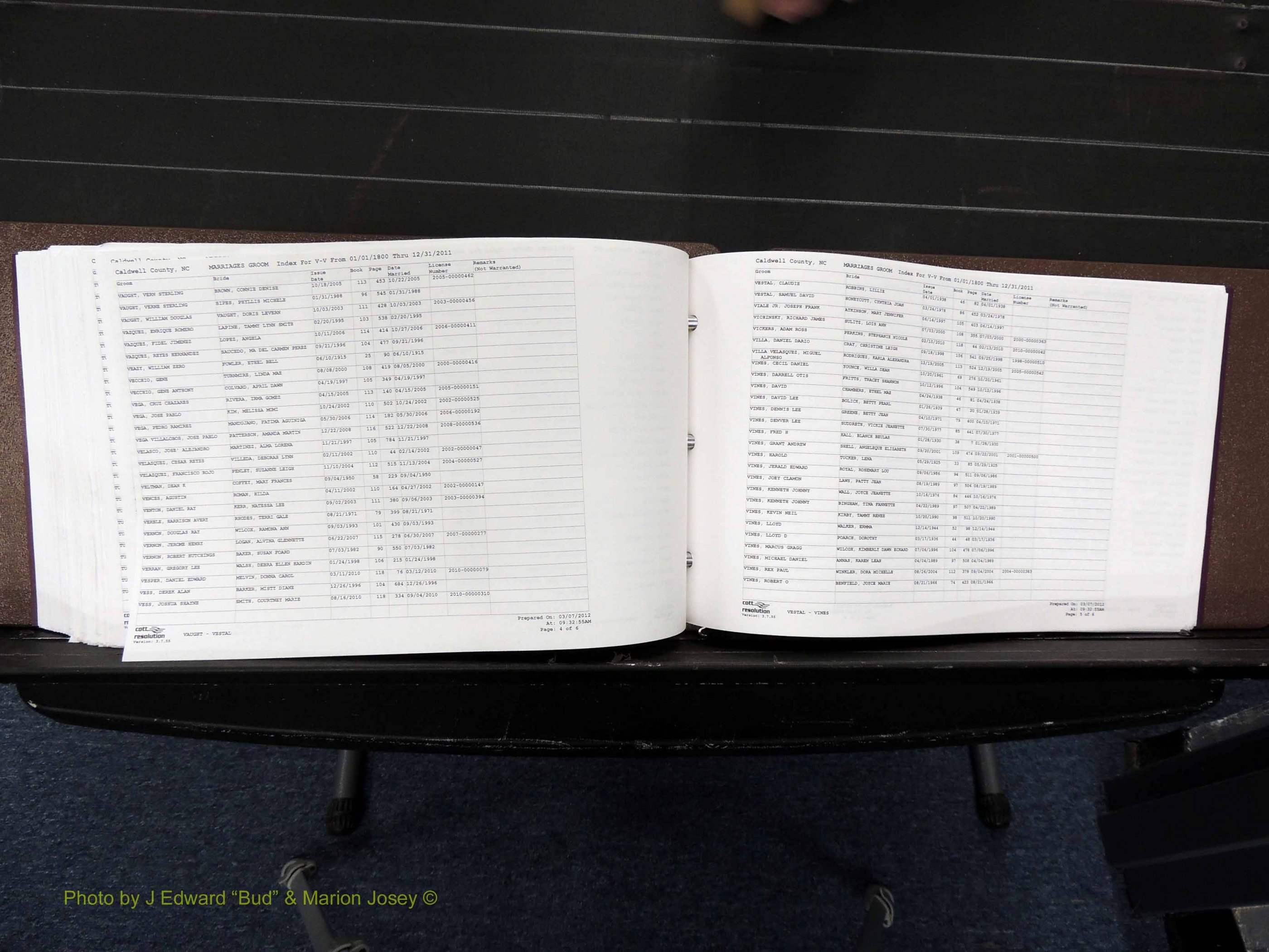 Caldwell Co, NC, Marriages, Male Index, M-Z, 1800-2011 (394).JPG