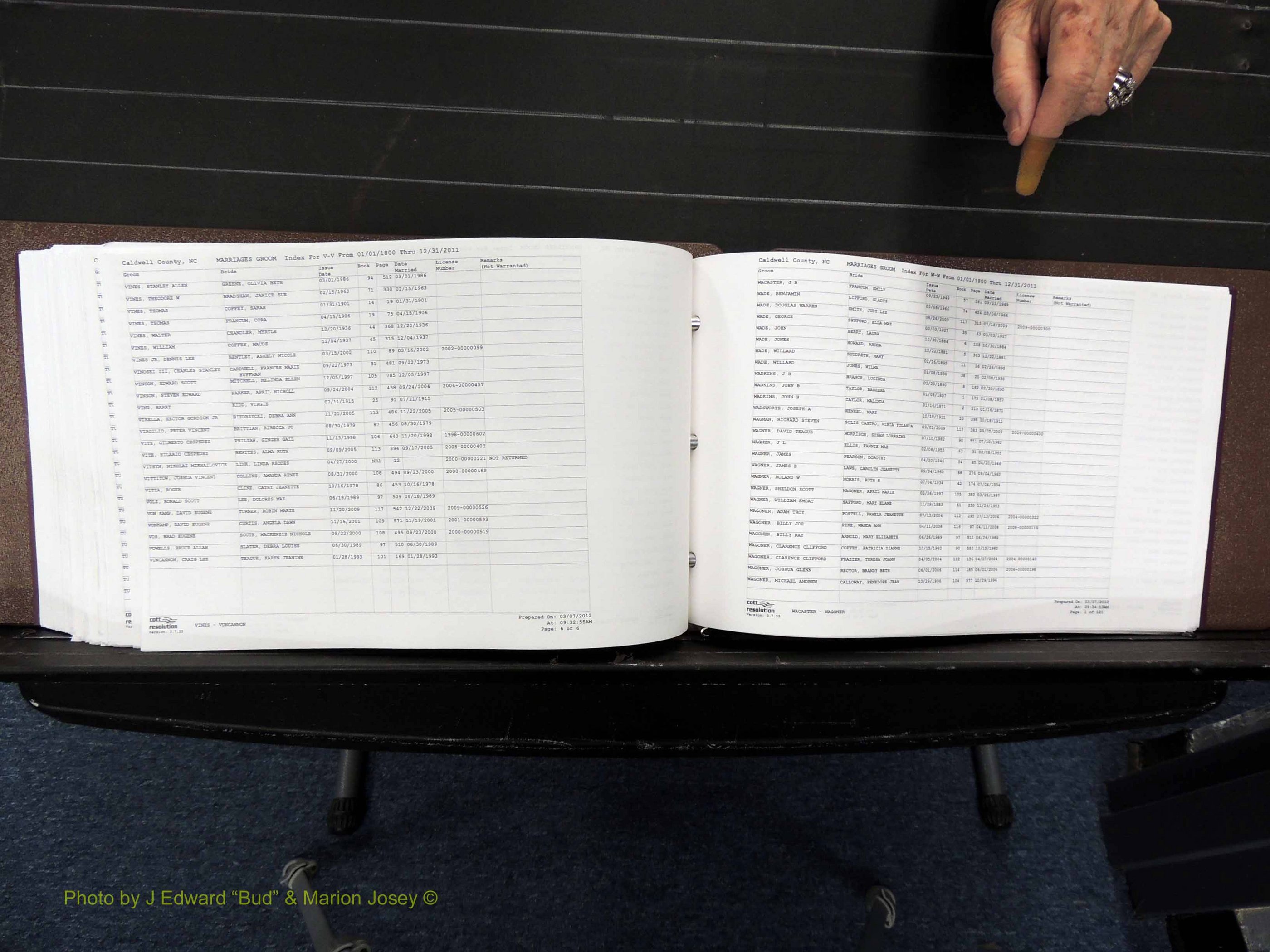 Caldwell Co, NC, Marriages, Male Index, M-Z, 1800-2011 (395).JPG
