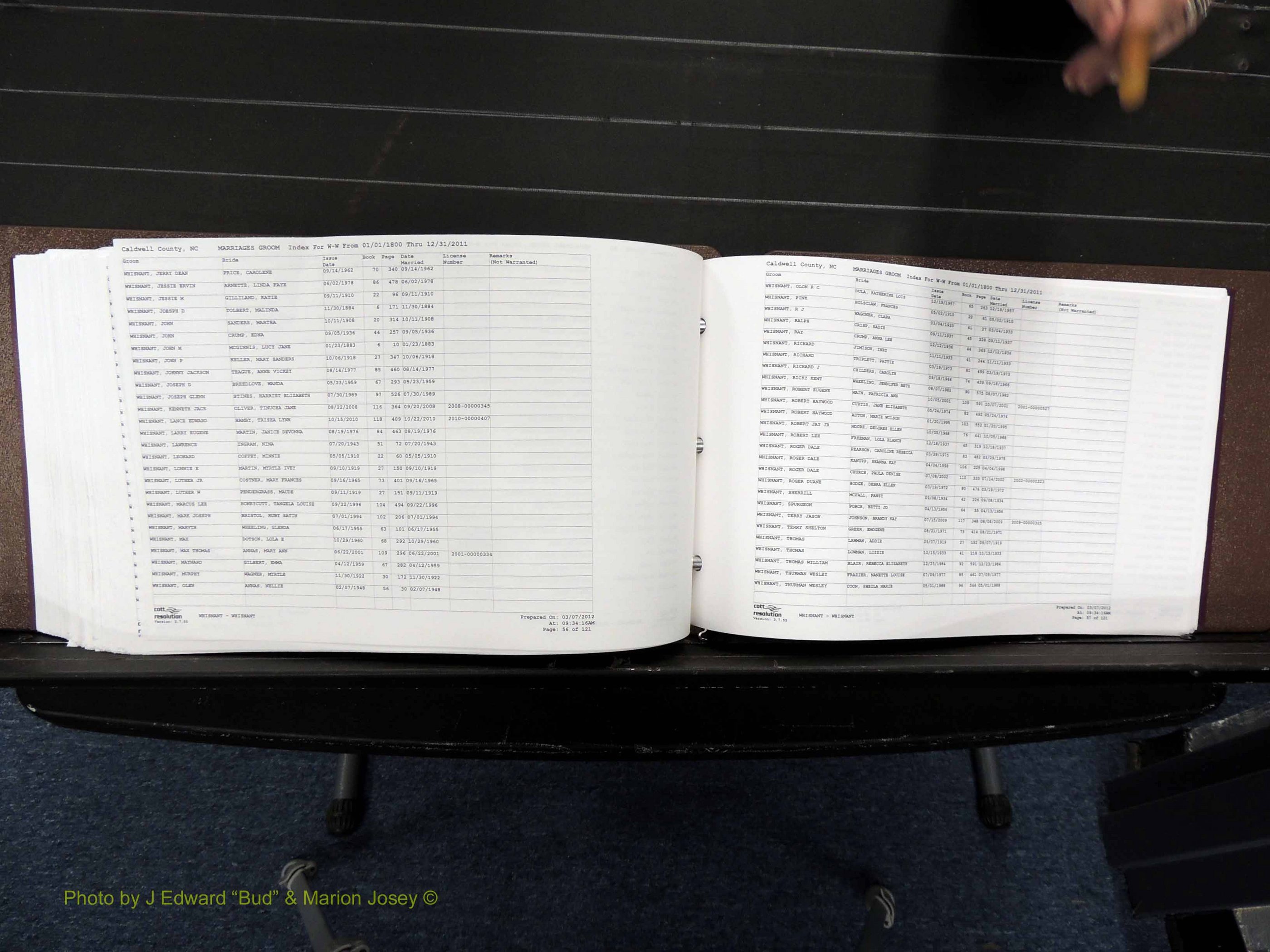 Caldwell Co, NC, Marriages, Male Index, M-Z, 1800-2011 (423).JPG