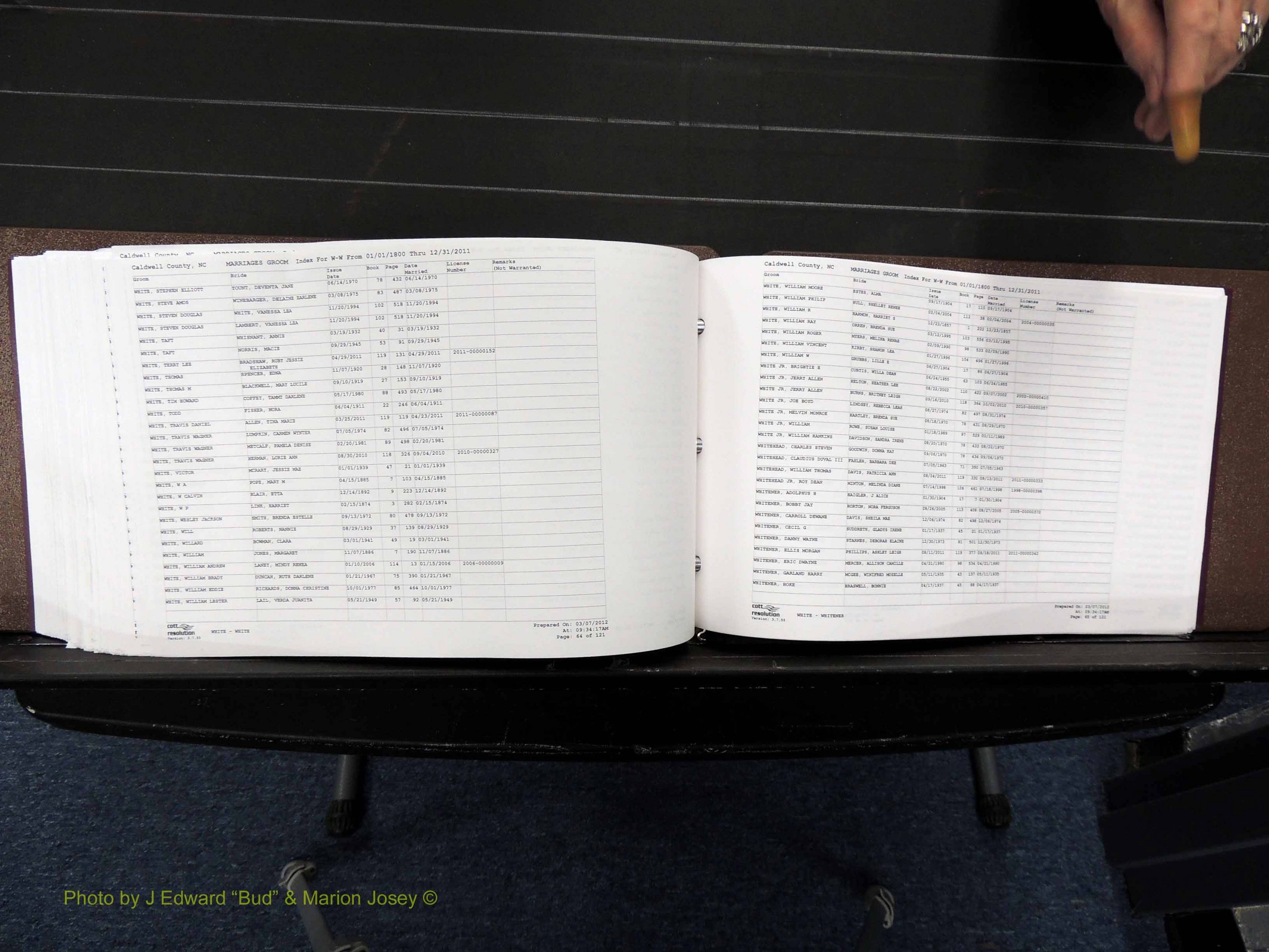 Caldwell Co, NC, Marriages, Male Index, M-Z, 1800-2011 (427).JPG