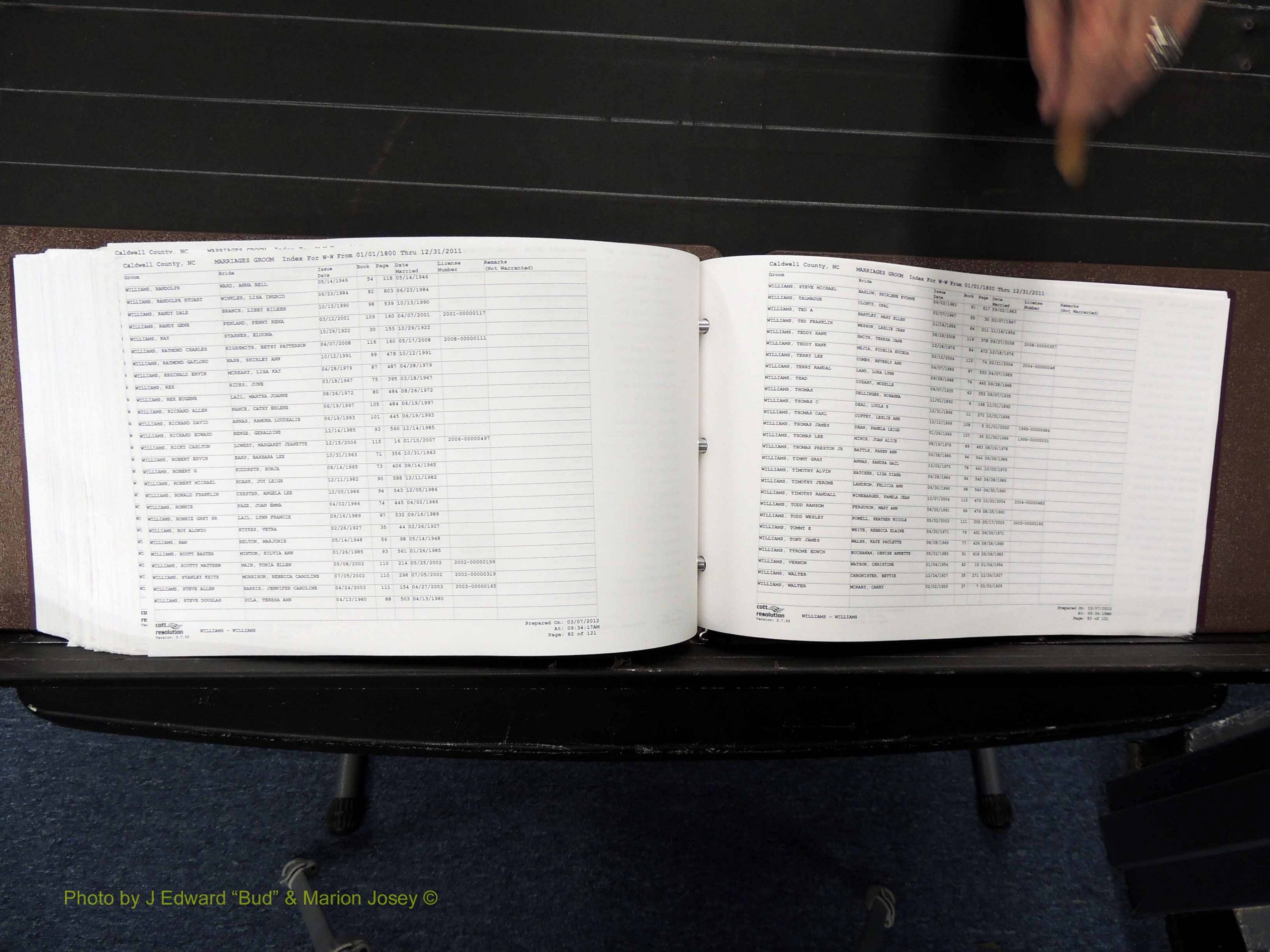 Caldwell Co, NC, Marriages, Male Index, M-Z, 1800-2011 (436).JPG
