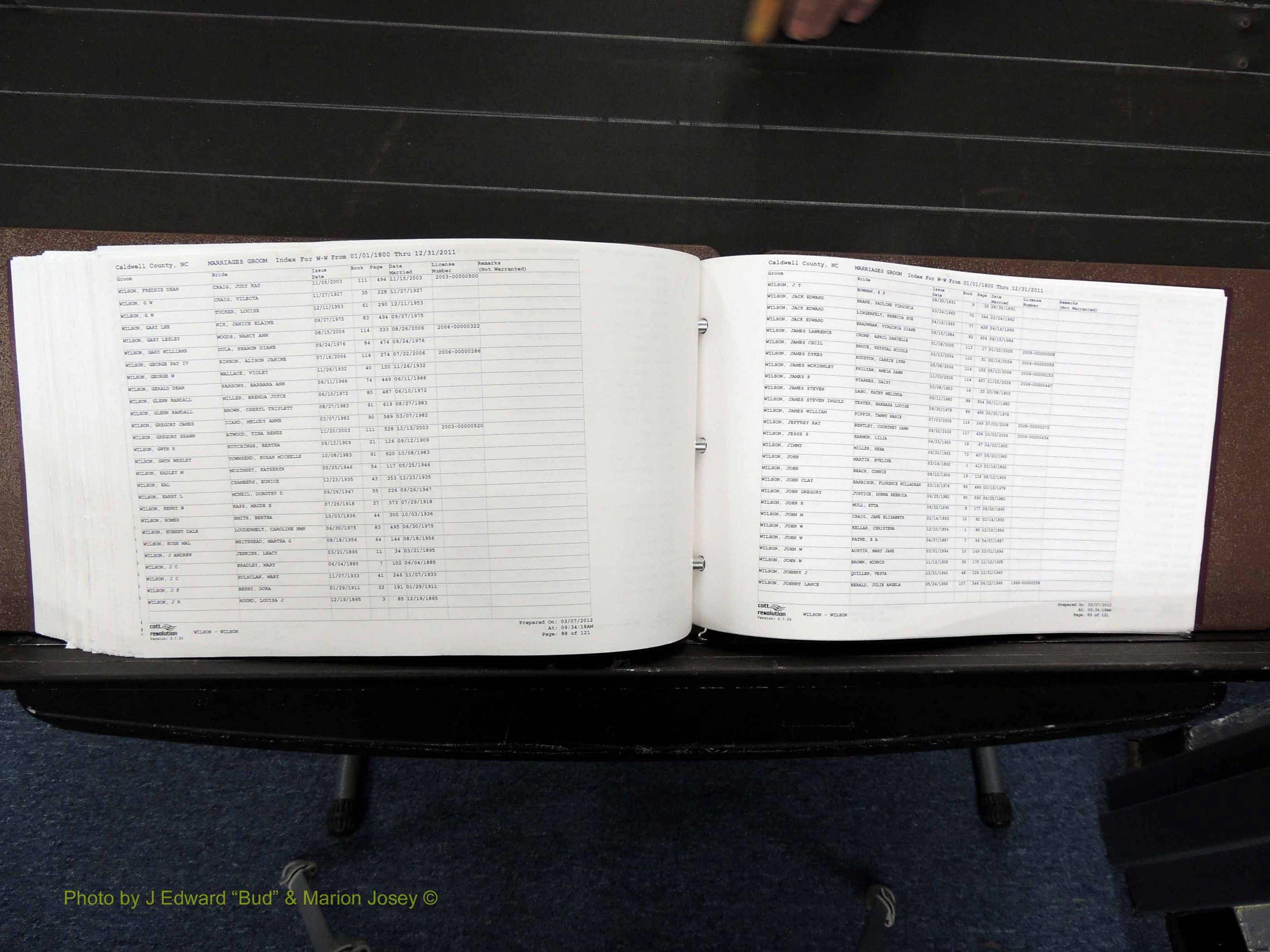 Caldwell Co, NC, Marriages, Male Index, M-Z, 1800-2011 (439).JPG
