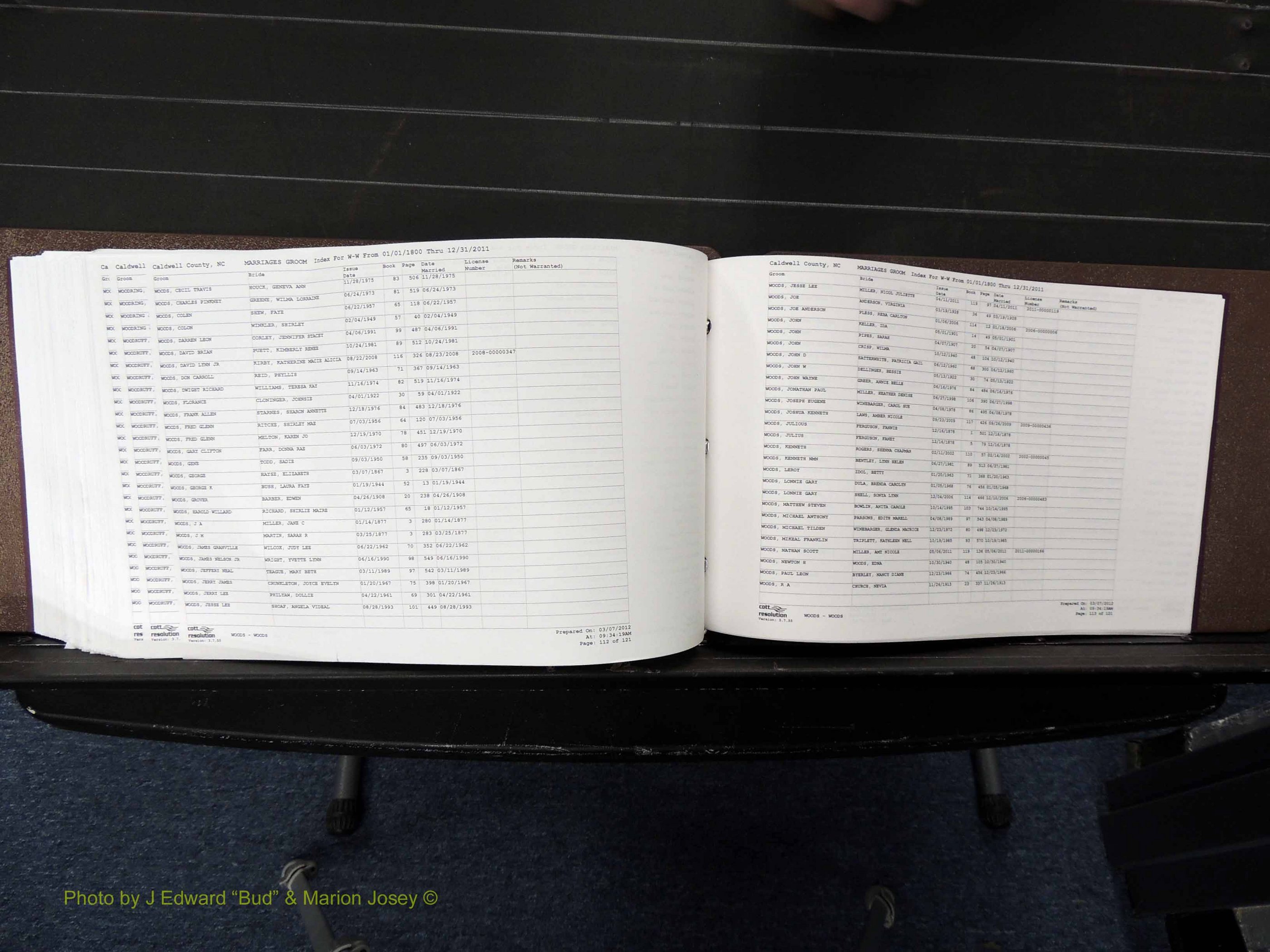 Caldwell Co, NC, Marriages, Male Index, M-Z, 1800-2011 (451).JPG