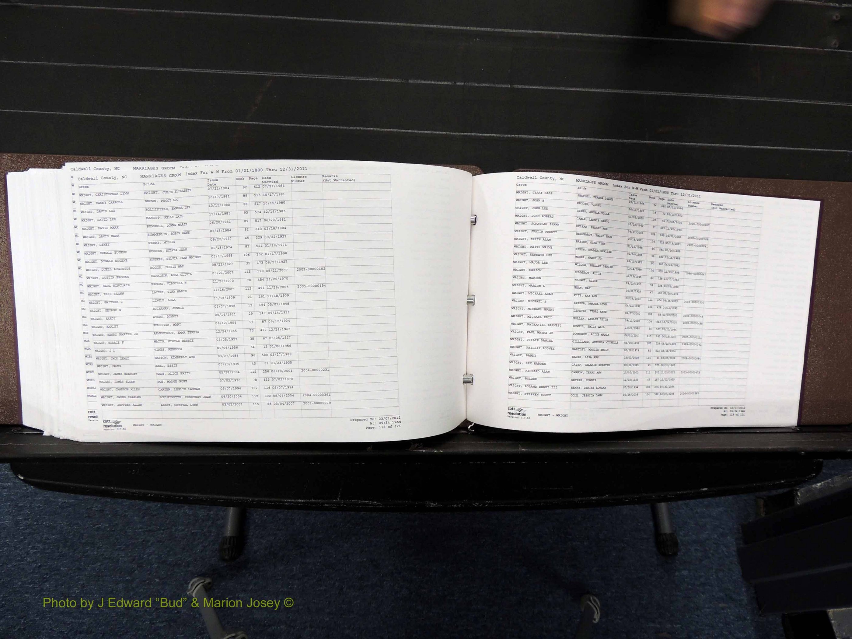Caldwell Co, NC, Marriages, Male Index, M-Z, 1800-2011 (454).JPG