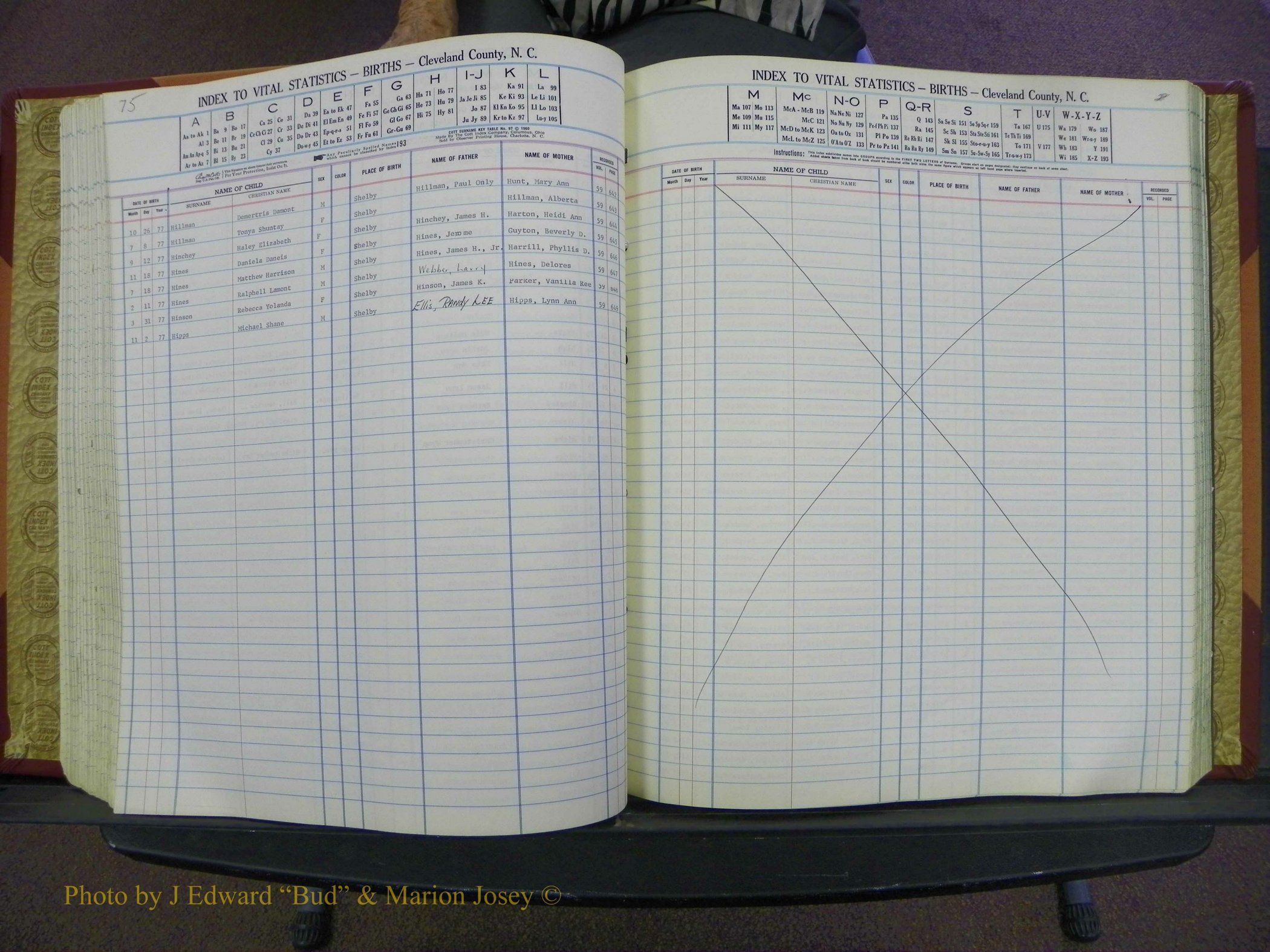Cleveland Co, NC, Births, A-Z, 1969-1977 (113).JPG