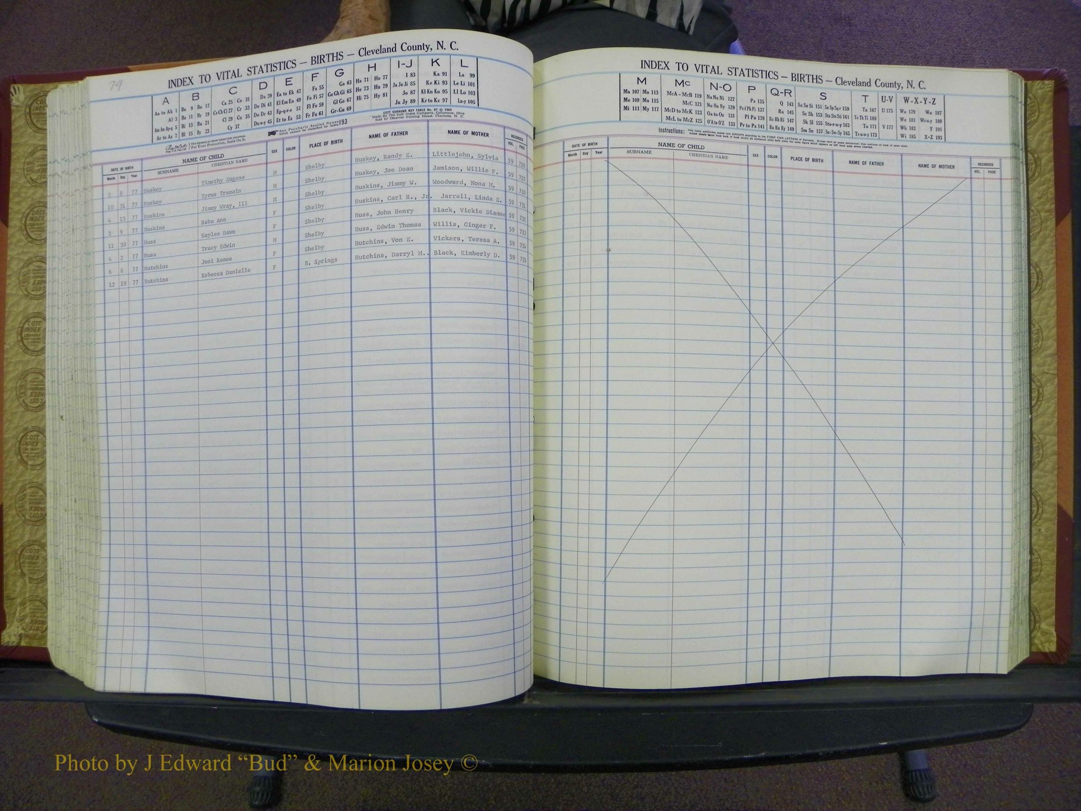 Cleveland Co, NC, Births, A-Z, 1969-1977 (126).JPG
