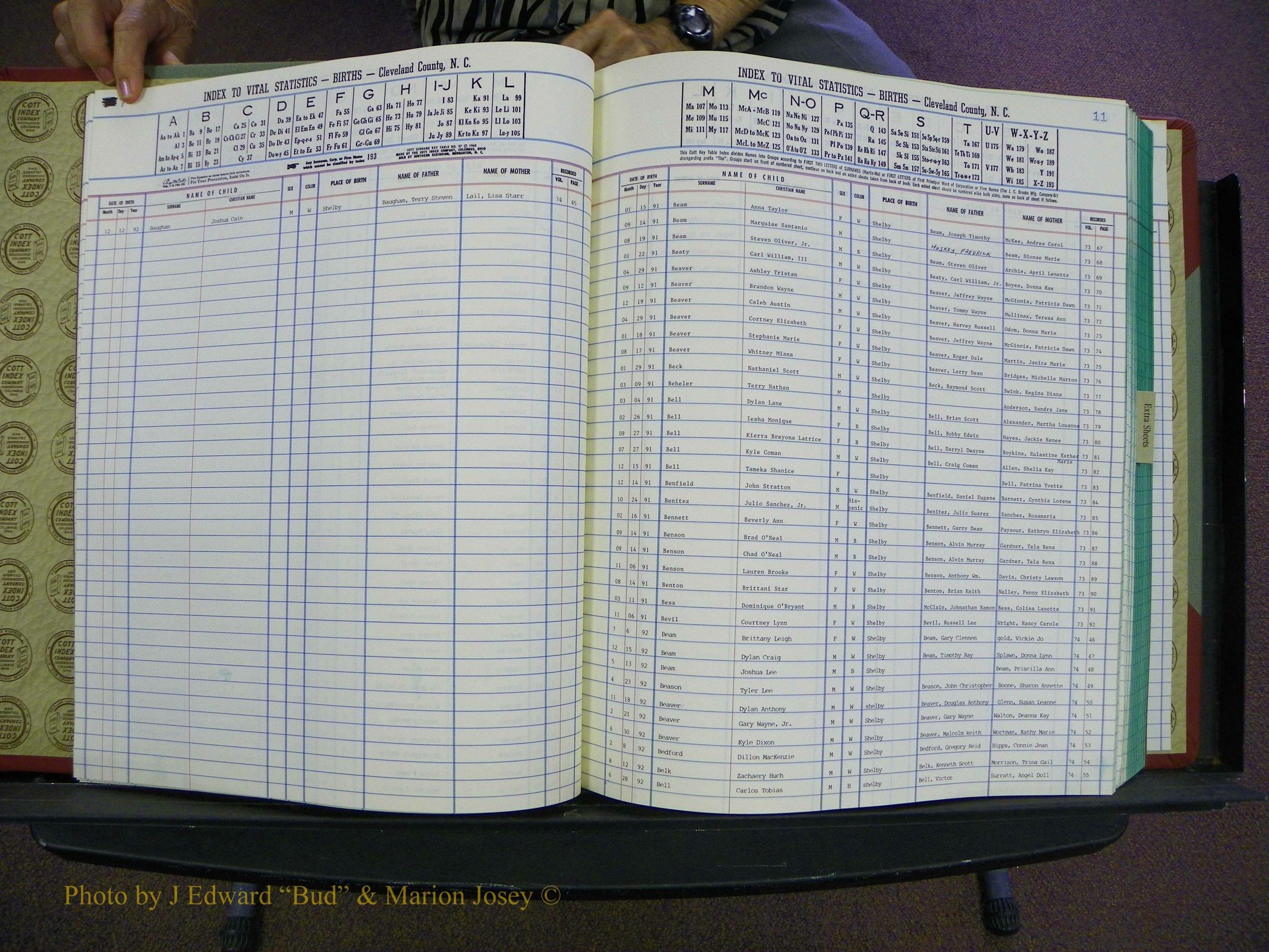 Cleveland Births, 1991-1992, + Delayed Book 2 006.JPG