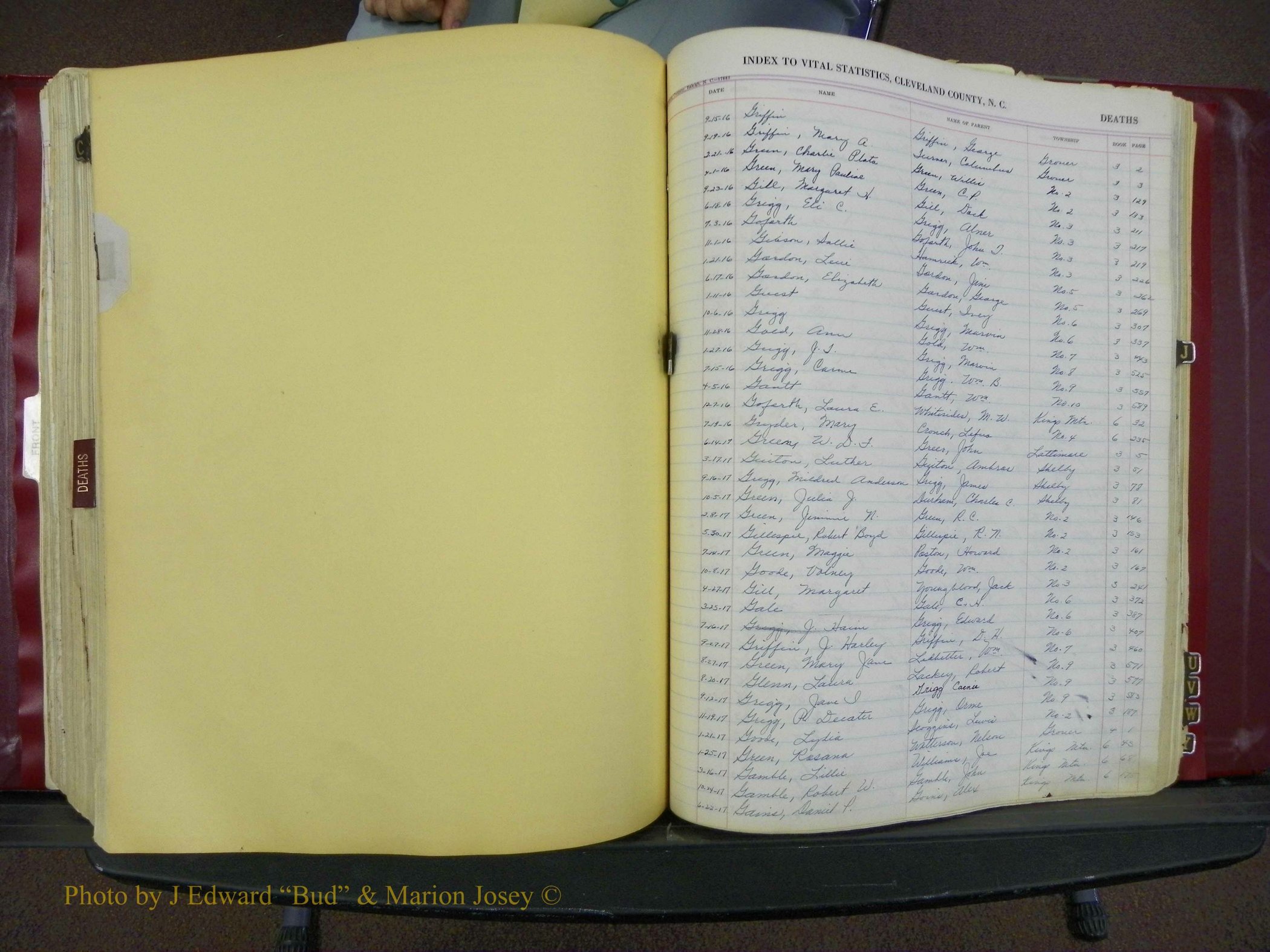 Cleveland Co, NC Deaths, A-Z, 1916-1931 (35).JPG