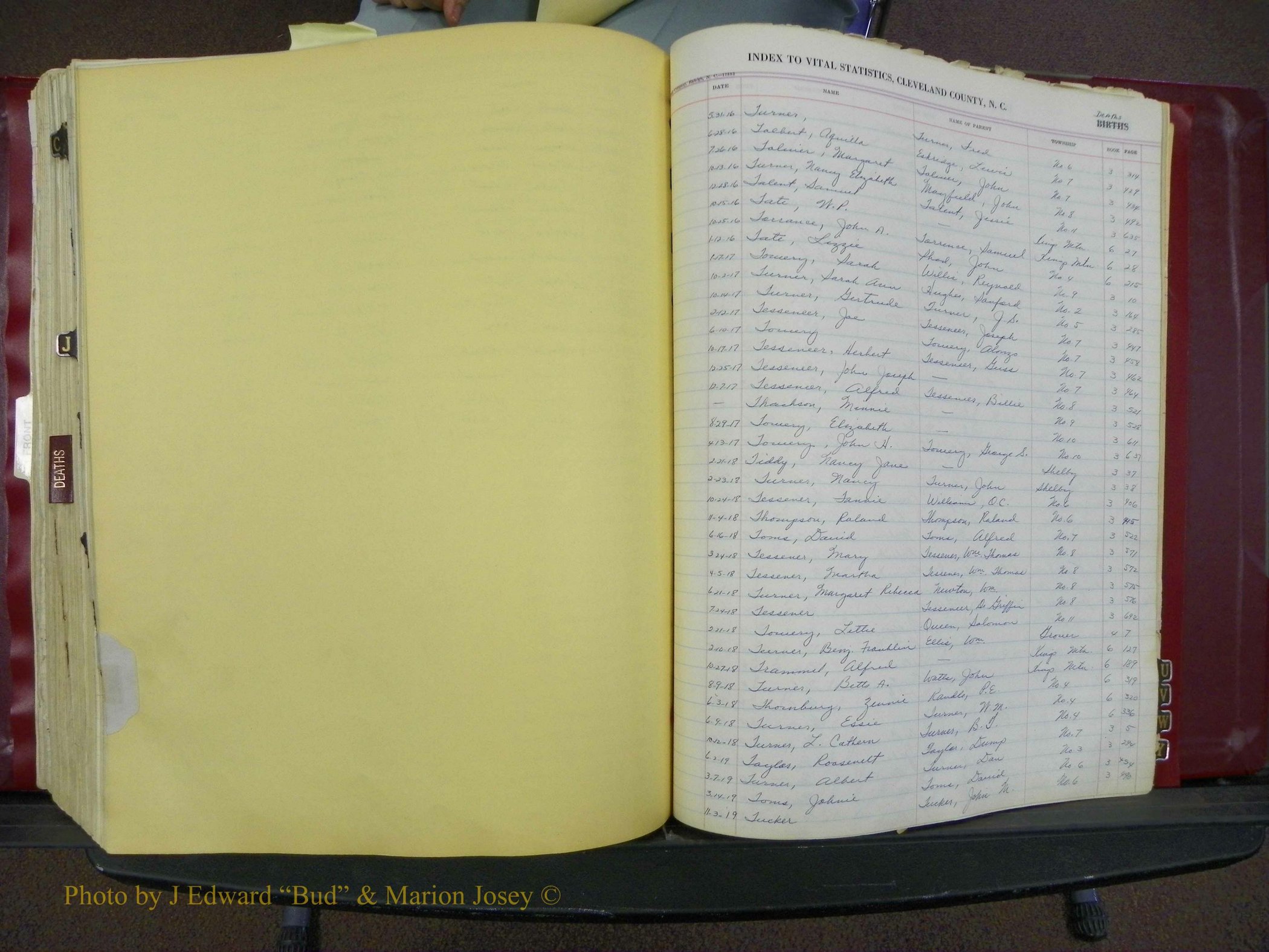 Cleveland Co, NC Deaths, A-Z, 1916-1931 (99).JPG