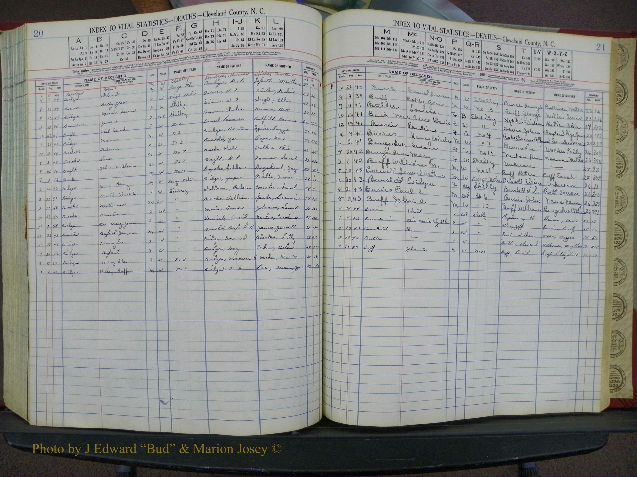 Cleveland Co, NC Deaths, A-Z, 1940-1945 (12).JPG