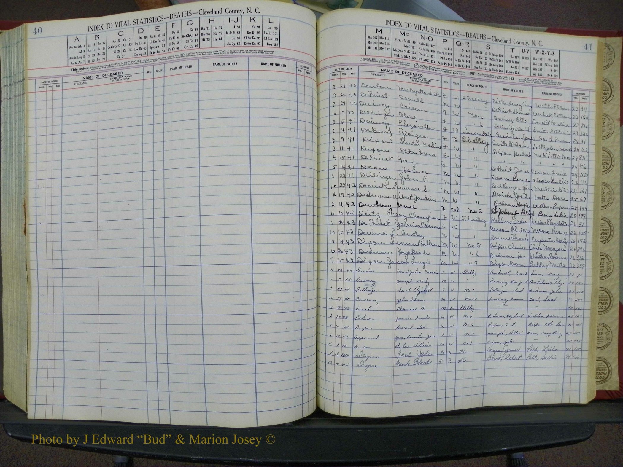 Cleveland Co, NC Deaths, A-Z, 1940-1945 (21).JPG