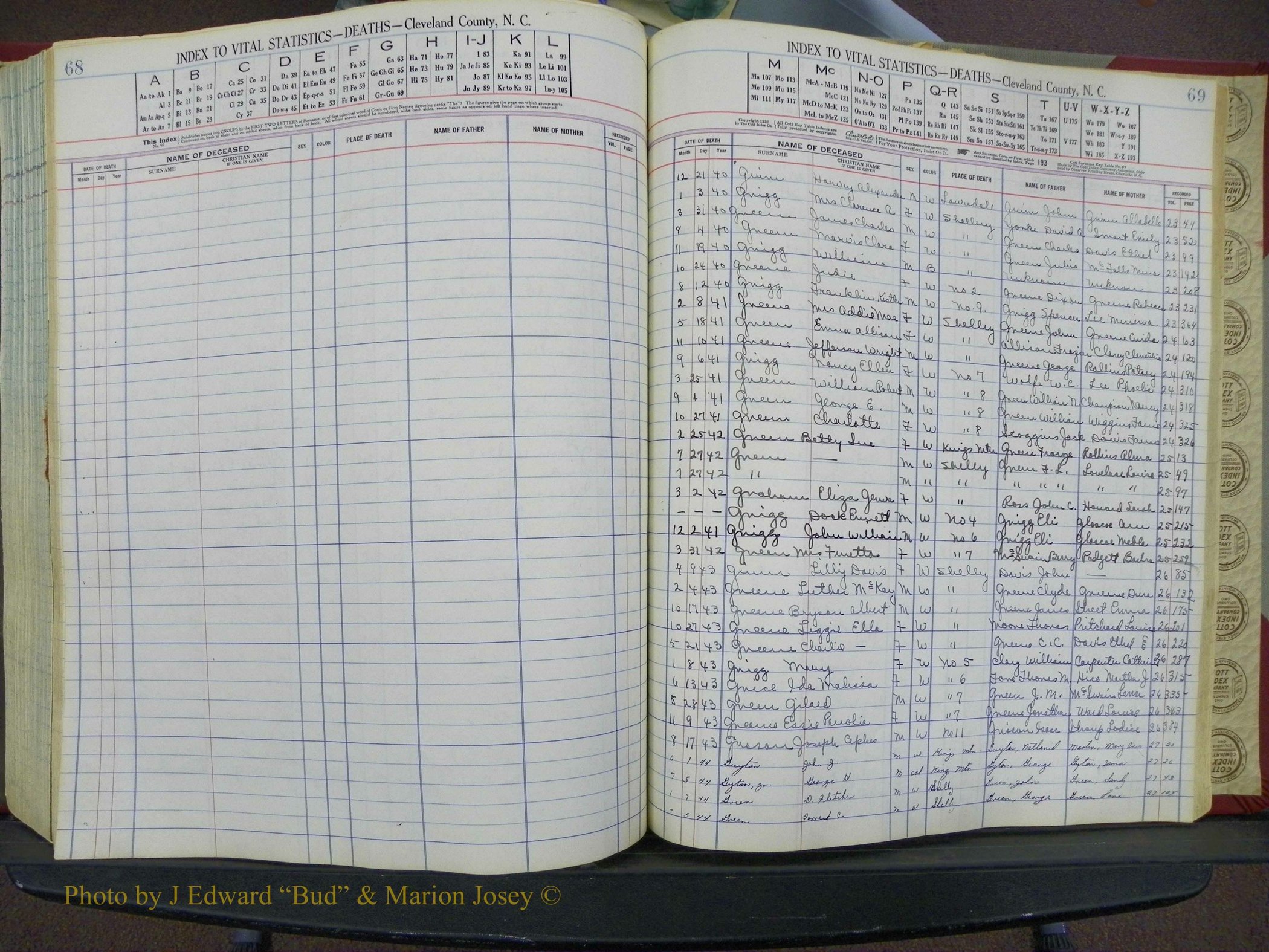 Cleveland Co, NC Deaths, A-Z, 1940-1945 (35).JPG
