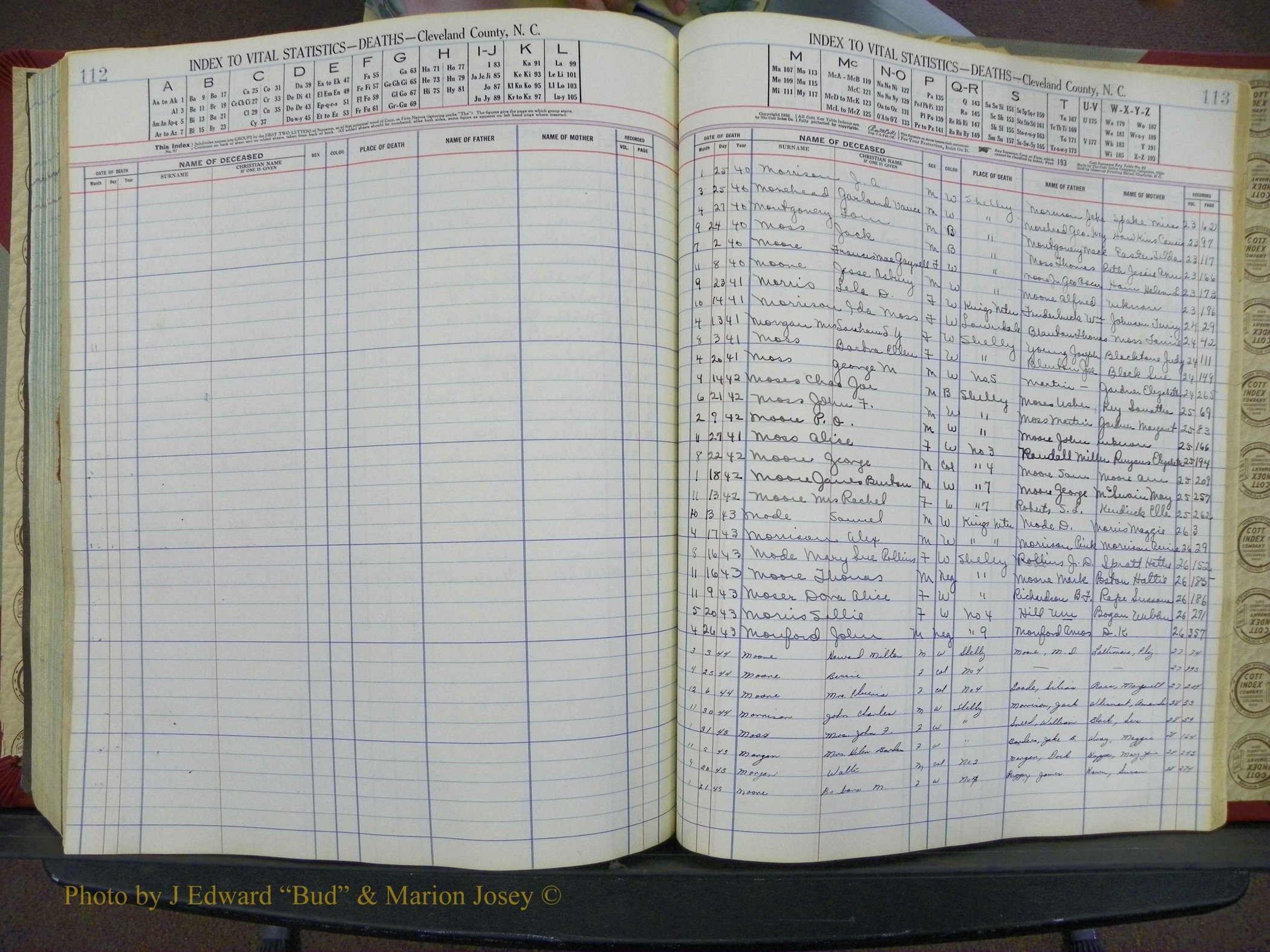 Cleveland Co, NC Deaths, A-Z, 1940-1945 (59).JPG
