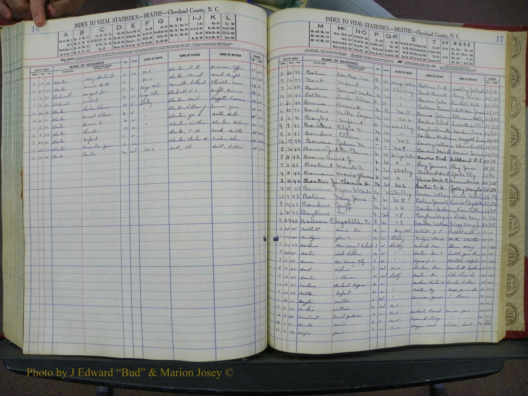 Cleveland Co, NC Deaths, A-Z, 1940-1945 (9).JPG