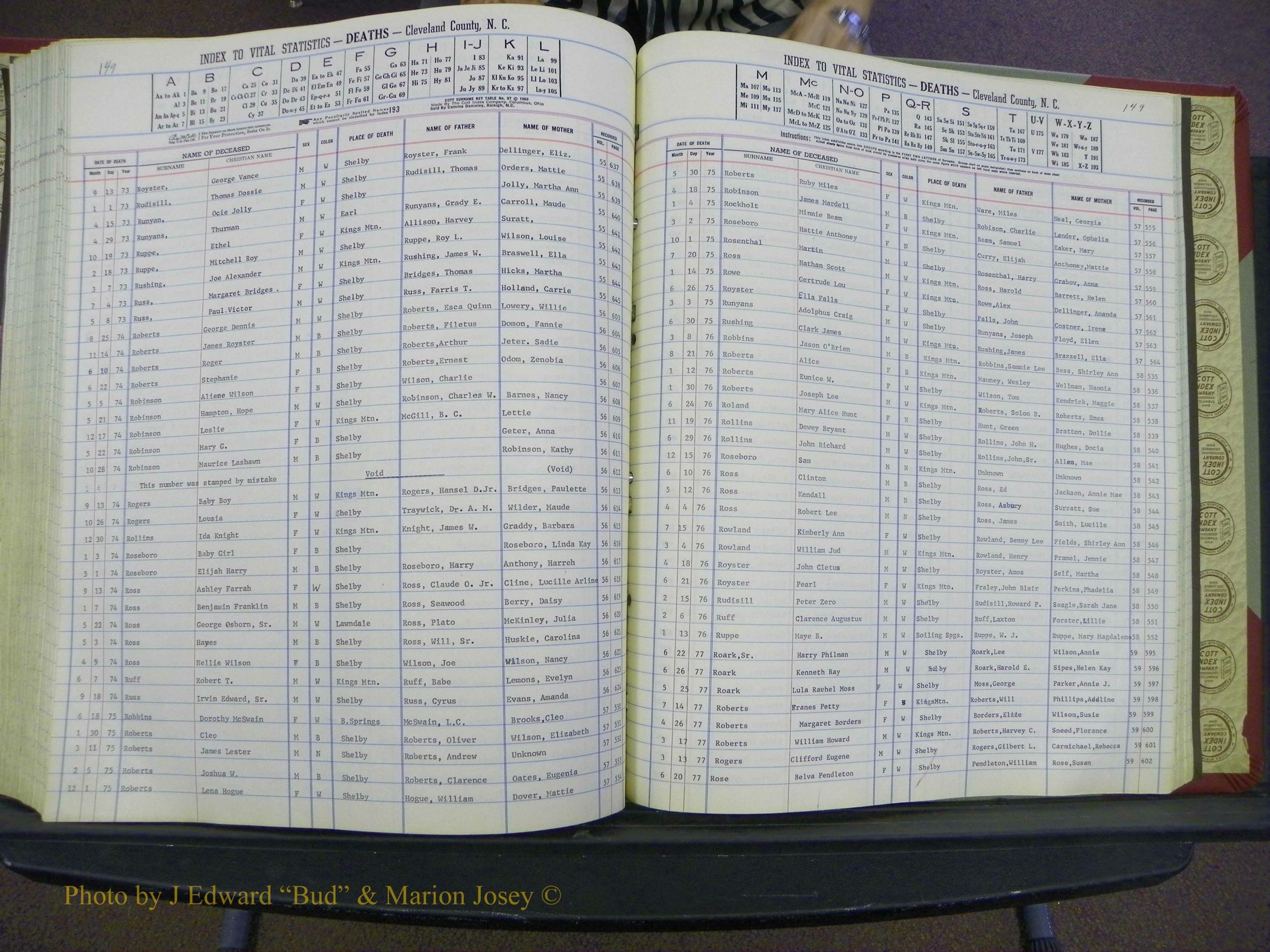 Cleveland Co, NC Deaths, A-Z, 1969-1983 (173).JPG