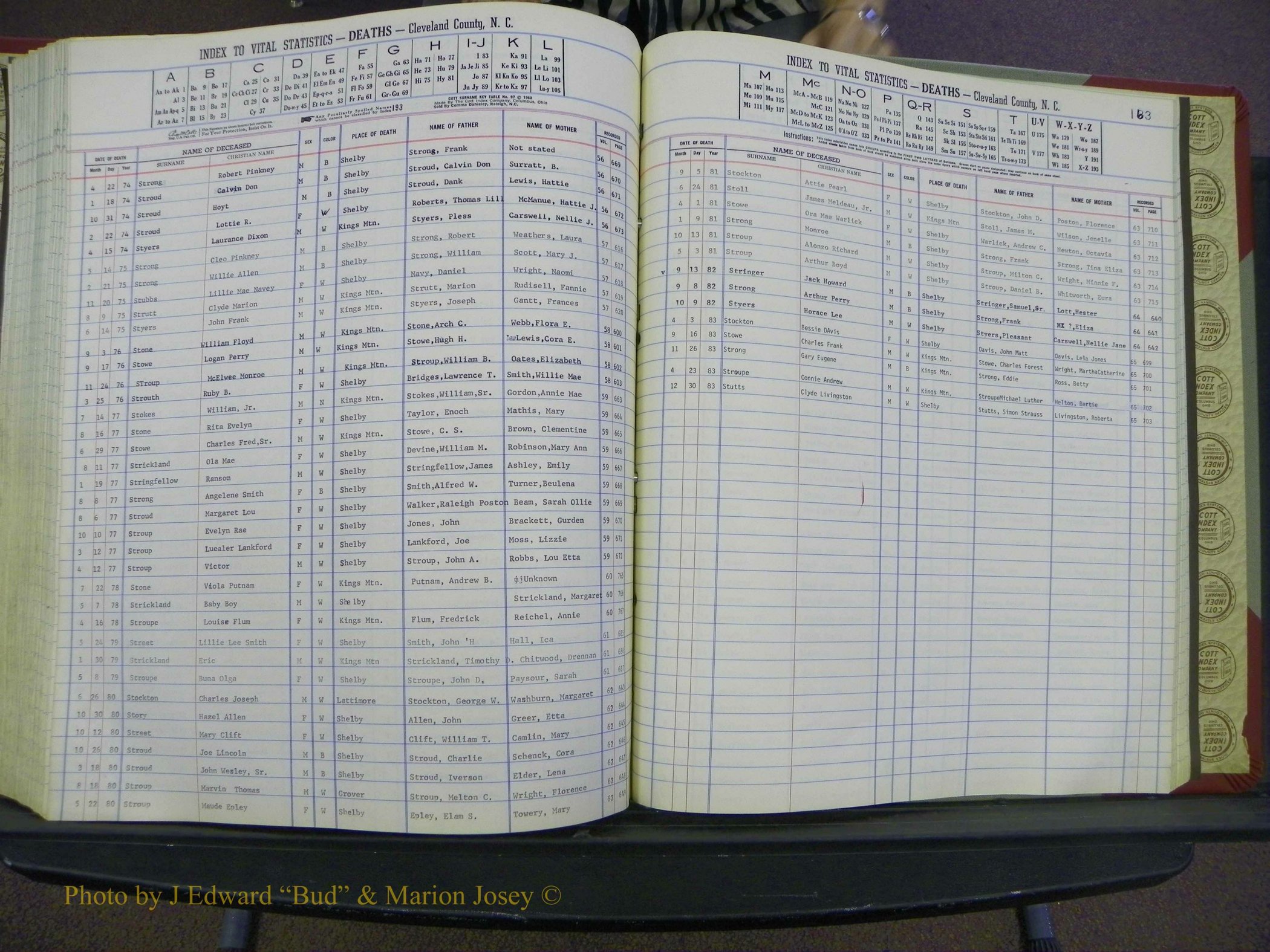 Cleveland Co, NC Deaths, A-Z, 1969-1983 (191).JPG