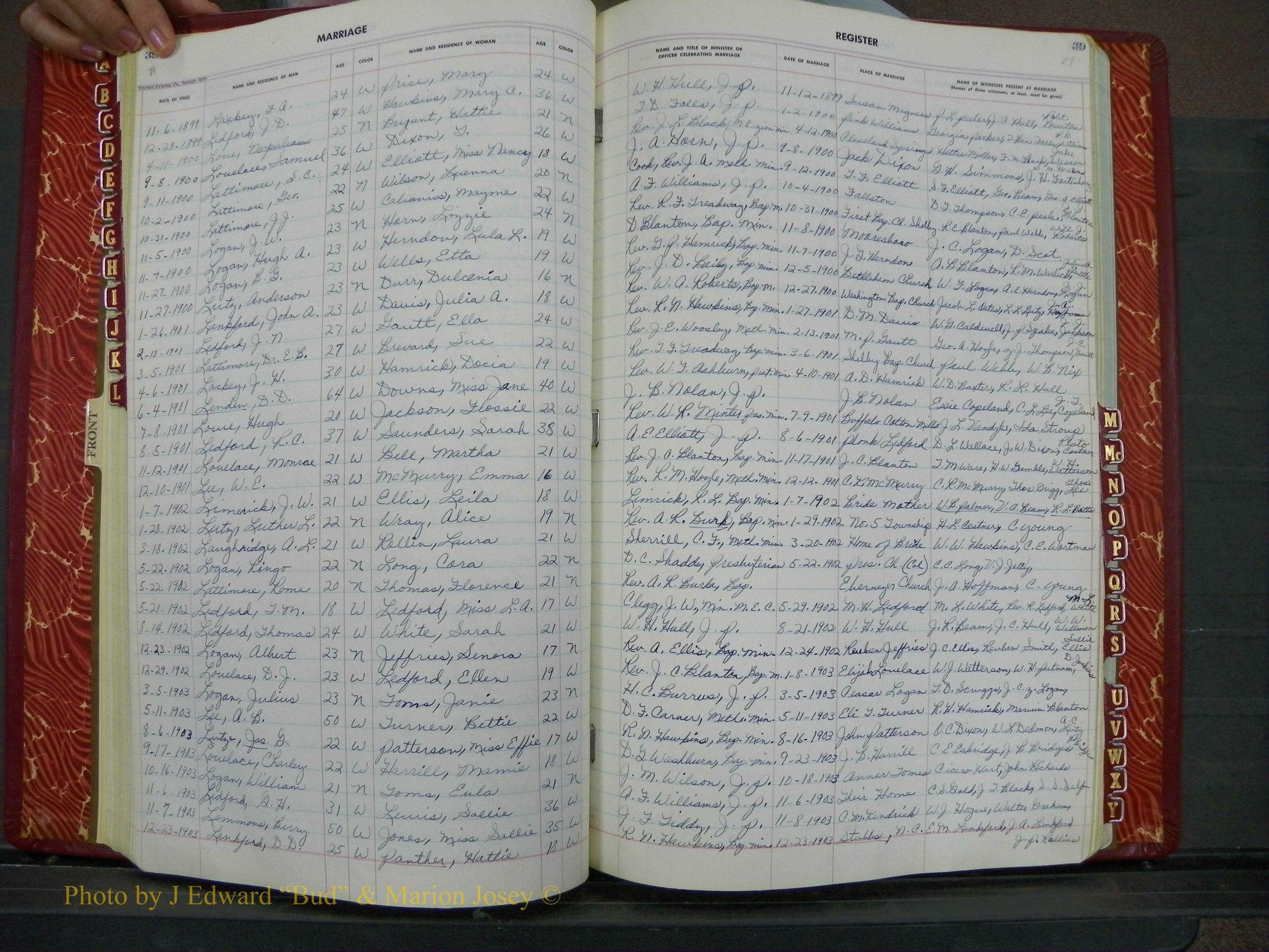 Cleveland Co, NC, Marriage Book, 3, A-Z, 1894-1904 (30).JPG