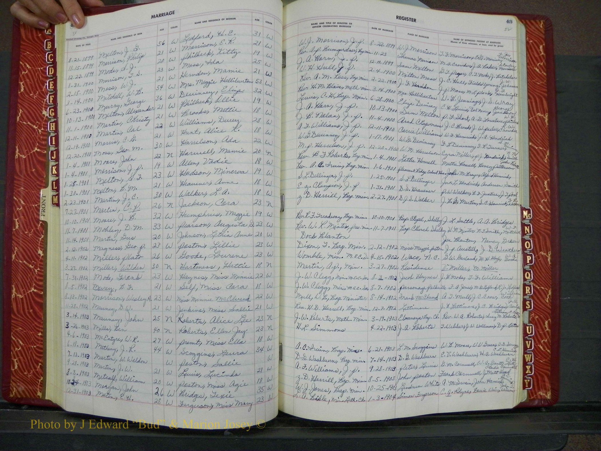 Cleveland Co, NC, Marriage Book, 3, A-Z, 1894-1904 (34).JPG