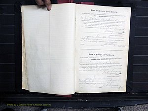 Dooly Co, GA, Marriages, Book, D, 1885-1891 pg 001.JPG
