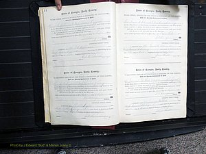Dooly Co, GA, Marriages, Book, D, 1885-1891 pg 014-015.JPG