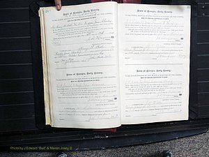 Dooly Co, GA, Marriages, Book, D, 1885-1891 pg 024-025.JPG