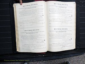 Dooly Co, GA, Marriages, Book, D, 1885-1891 pg 042-043.JPG