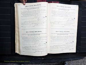 Dooly Co, GA, Marriages, Book, D, 1885-1891 pg 082-083.JPG