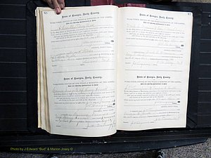 Dooly Co, GA, Marriages, Book, D, 1885-1891 pg 086-087.JPG