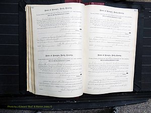 Dooly Co, GA, Marriages, Book, D, 1885-1891 pg 092-093.JPG