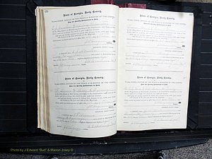 Dooly Co, GA, Marriages, Book, D, 1885-1891 pg 098-099.JPG
