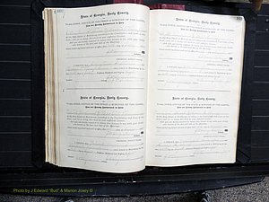 Dooly Co, GA, Marriages, Book, D, 1885-1891 pg 102-103.JPG