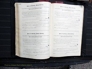 Dooly Co, GA, Marriages, Book, D, 1885-1891 pg 106-107.JPG