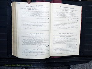 Dooly Co, GA, Marriages, Book, D, 1885-1891 pg 436-437.JPG