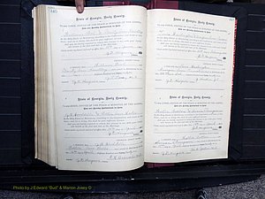Dooly Co, GA, Marriages, Book, D, 1885-1891 pg 440-441.JPG