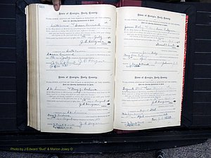 Dooly Co, GA, Marriages, Book, D, 1885-1891 pg 444-445.JPG