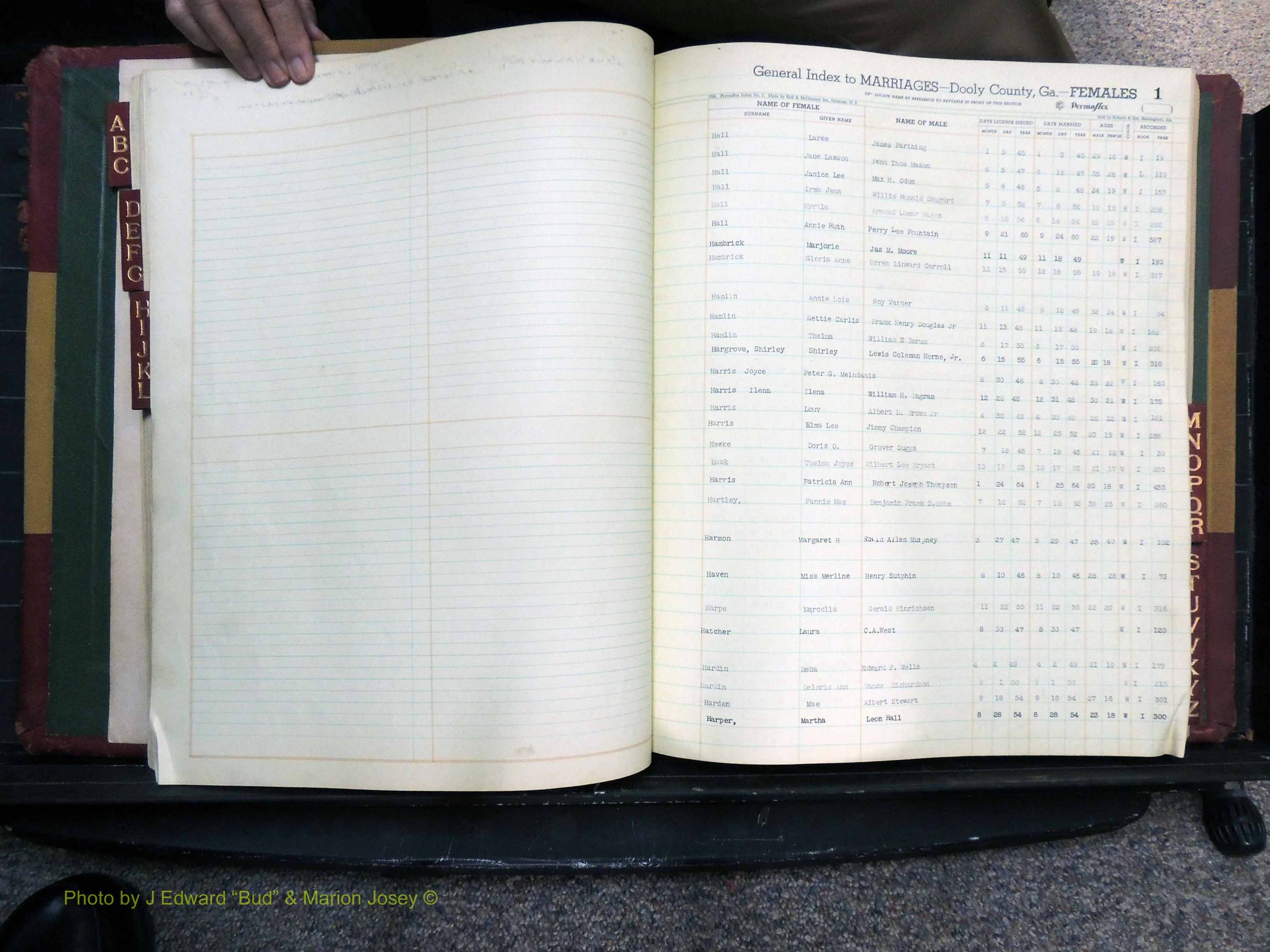 Dooly Co, GA, Marriages, Female Index (139).JPG