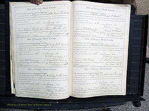 Dooly Co, GA, Marriages, Book, E, 1891-1901 pg 008-009.JPG