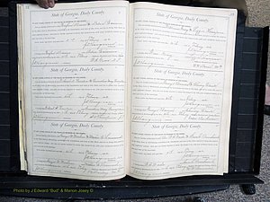 Dooly Co, GA, Marriages, Book, E, 1891-1901 pg 012-013.JPG