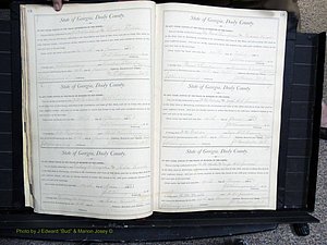 Dooly Co, GA, Marriages, Book, E, 1891-1901 pg 018-019.JPG
