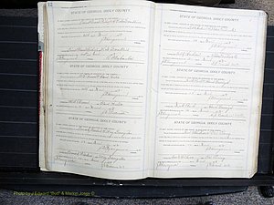 Dooly Co, GA, Marriages, Book, G, 1913-1930 pg 012-013.JPG
