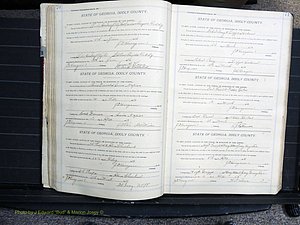Dooly Co, GA, Marriages, Book, G, 1913-1930 pg 070-071.JPG