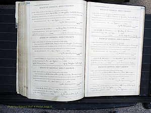 Dooly Co, GA, Marriages, Book, G, 1913-1930 pg 308-309.JPG