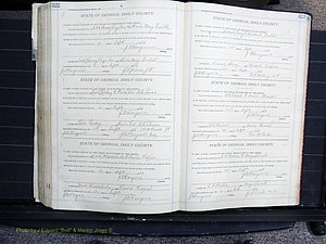 Dooly Co, GA, Marriages, Book, G, 1913-1930 pg 322-323.JPG