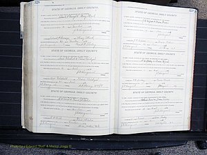Dooly Co, GA, Marriages, Book, G, 1913-1930 pg 328-329.JPG