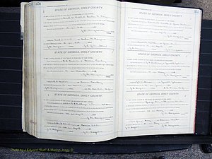 Dooly Co, GA, Marriages, Book, G, 1913-1930 pg 356-357.JPG